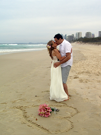 Joan & Frank Renewal of Vows Main Beach Gold Coast